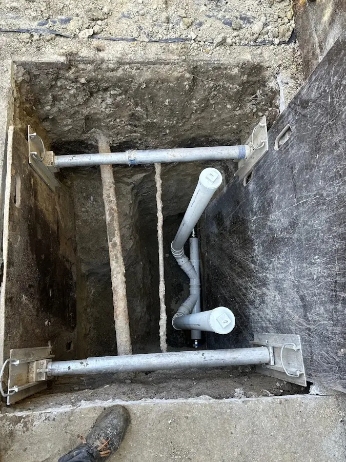 Experienced plumber completing Gas Line Repair work in Severna Park